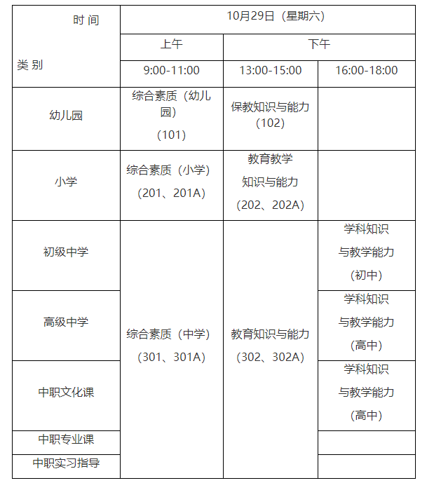 上海教師資格證